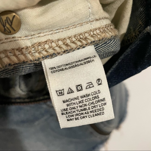 Free People We The Free Zip It Up O-Ring Denim Mini Skirt Sz 24 - Picture 8 of 8